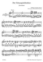 Mozart, WA: Der Schauspieldirektor (complete opera) (G) (K.486) (Urtext) Product Image