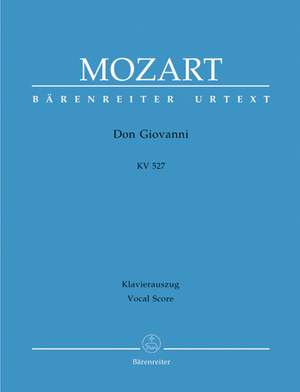 Mozart, WA: Don Giovanni (complete opera) (It) (K.527) (Urtext)