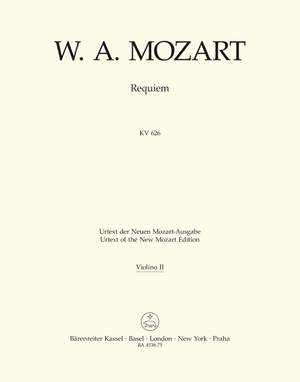 Mozart, WA: Requiem (K.626) (Eybler & Suessmayr completion) (Urtext)
