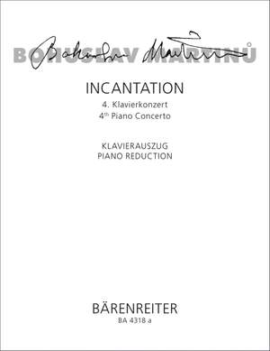 Martinu, B: Concerto for Piano No.4 (Incantation) (1955/56)