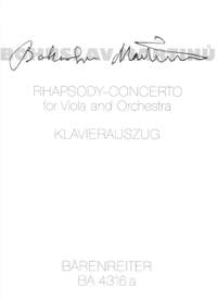 Martinu, B: Rhapsody-Concerto (1952)