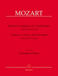 Badura-Skoda, P: Cadenzas, Entrances & Embellishments for Mozart's Piano Concertos. (K.175, 238, 415, 449, 453, 456, 466, 467, 482, 491, 503, 537, 595)