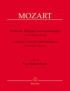 Badura-Skoda, P: Cadenzas, Entrances & Embellishments for Mozart's Piano Concertos. (K.175, 238, 415, 449, 453, 456, 466, 467, 482, 491, 503, 537, 595)