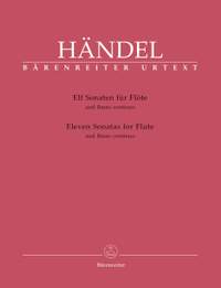 Handel, GF: Sonatas (11) for Flute and Figured Bass (Urtext)