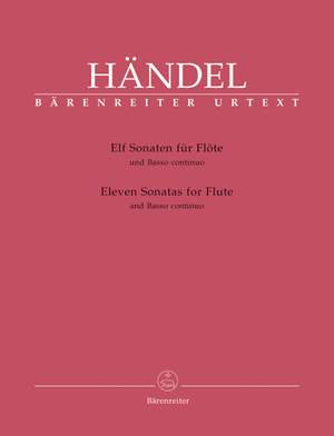 Handel, GF: Sonatas (11) for Flute and Figured Bass (Urtext) Product Image