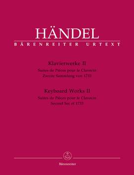 Handel, GF: Piano Works, Vol. 2: Second Set of 1733 (HWV 434-442) (Urtext)