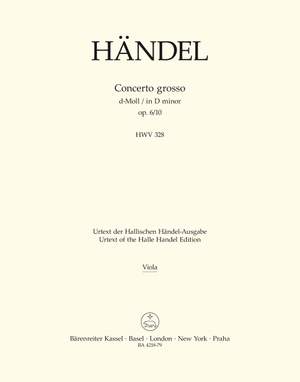 Handel, GF: Concerto grosso Op.6/10 in D minor (Urtext)
