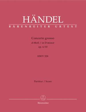 Handel, GF: Concerto grosso Op.6/10 in D minor (Urtext)