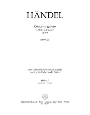 Handel, GF: Concerto grosso Op.6/ 8 in C minor (Urtext)