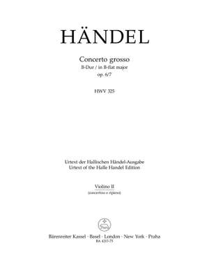 Handel, GF: Concerto grosso Op.6/ 7 in B-flat (Urtext)