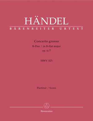 Handel, GF: Concerto grosso Op.6/ 7 in B-flat (Urtext)