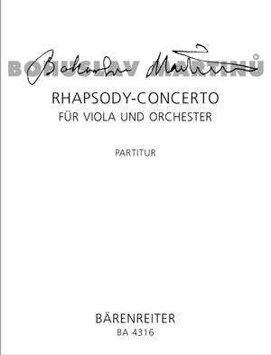 Martinu, B: Rhapsody-Concerto (1952)