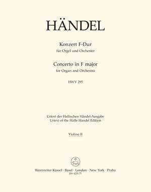 Handel, GF: Concerto for Organ No.13 in F (HWV 295) (The Cuckoo and the Nightingale)