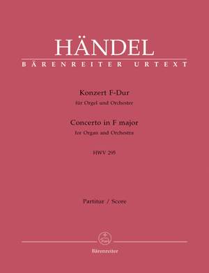 Handel, GF: Concerto for Organ No.13 in F (HWV 295) (The Cuckoo and the Nightingale)