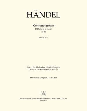 Handel, GF: Concerto grosso Op.3/ 6 in D (Urtext)