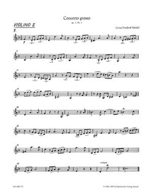 Handel, GF: Concerto grosso Op.3/ 5 in D minor (Urtext)