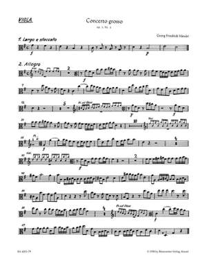 Handel, GF: Concerto grosso Op.3/ 3 in G (Urtext)