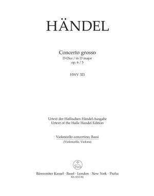 Handel, GF: Concerto grosso Op.6/ 5 in D (Urtext)