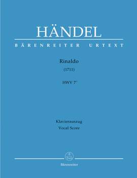 Handel, GF: Rinaldo (1711) (HWV 7a) (It) (Urtext)