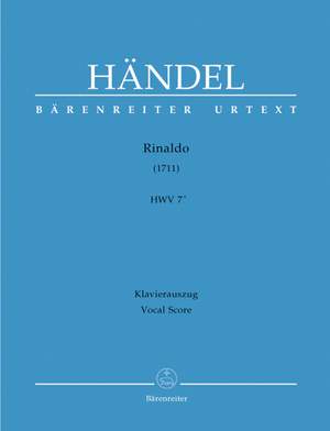 Handel, GF: Rinaldo (1711) (HWV 7a) (It) (Urtext)