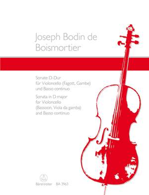 Boismortier, JB de: Sonata in D, Op.50/3