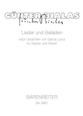 Bialas, G: Songs and Ballads after F. Garcia Lorca