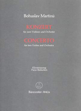 Martinu, B: Concerto for Two Violins (1950)