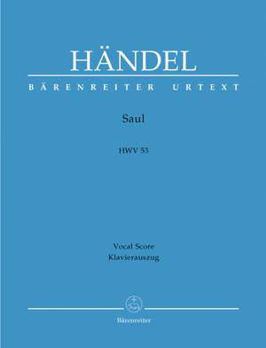 Handel, GF: Saul. Oratorio (E-G) (Urtext)