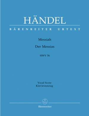 Handel, GF: Messiah (HWV 56) (E-G) (Urtext)