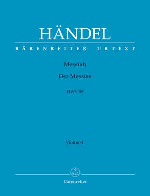 Handel, GF: Messiah (HWV 56) (E-G) (Urtext)