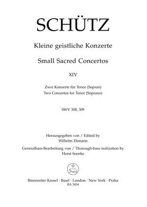 Schuetz, H: Short Sacred Concertos Bk.14: O Jesu, nomen dulce (SWV 308); O misericordissime (SWV 309)