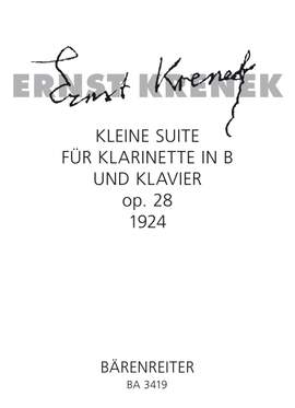 Krenek, E: Little Suite, Op.28 (1924)