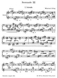 Zillig, W: Serenade No.3 (1931)