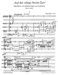Huber, K: Auf die ruhige Nachtzeit (1958) (G)