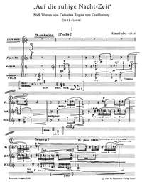 Huber, K: Auf die ruhige Nachtzeit (1958) (G)