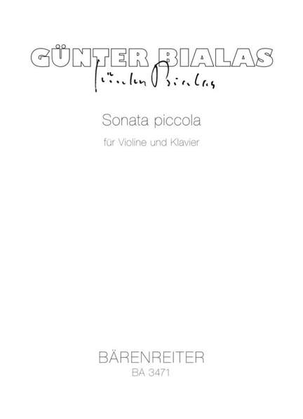 Bialas, G: Sonata piccola