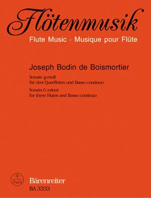 Boismortier, JB de: Sonata in G minor, Op.34/ 1