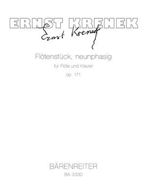 Krenek, E: Floetenstueck neunphasig, Op.171 (1959)