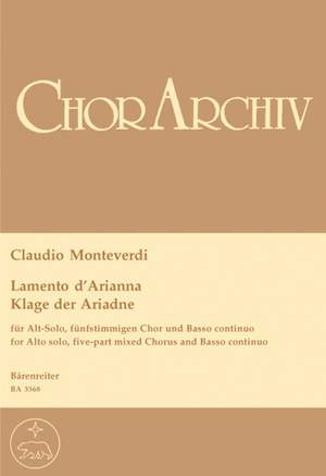 Monteverdi, C: Lamento d'Arianna (It-G)