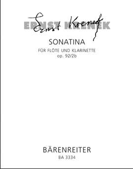 Krenek, E: Sonatina, Op.92/ 2b