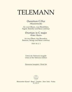 Telemann, G: Overture in C (Water Music) (TWV 55: C3) (Urtext)