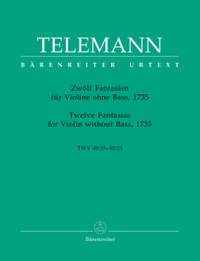 Telemann: Fantasias for solo violin