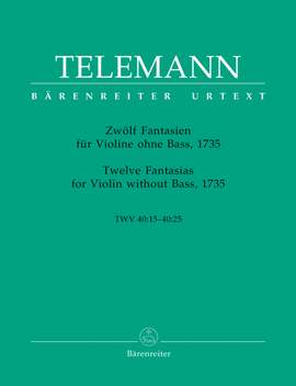 Telemann, G: Fantasias (12) (TWV 40: 14-25) (Urtext)