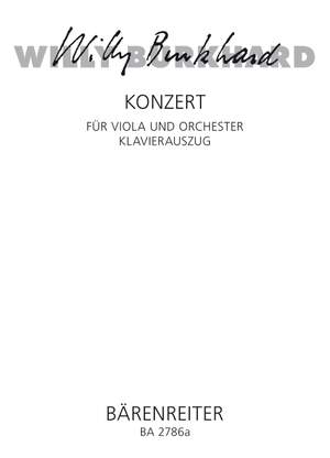 Burkhard, W: Concerto for Viola, Op.93 (1953)