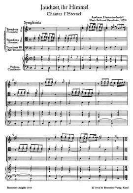 Hammerschmidt, A: Fest-, Buss- & Danklieder, No.12: Jauchzet, ihr Himmel (G)
