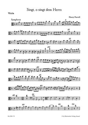 Purcell, H: O Sing unto the Lord (E-G)