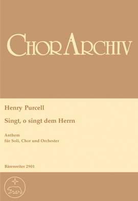 Purcell, H: O Sing unto the Lord (E-G)