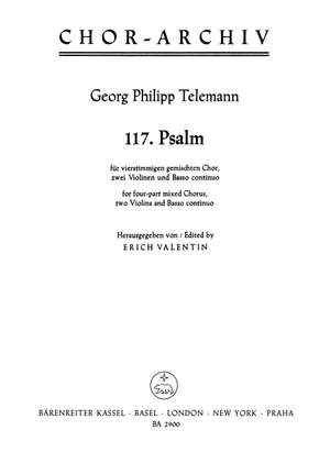 Telemann, G: Psalm 117: Laudate Jehovam; Auf! Lobet den Herren (L-G)