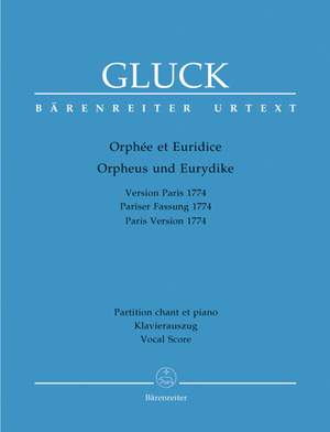 Gluck, C: Orphée et Euridice (Paris version 1774) (Urtext)