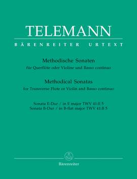 Telemann: Methodical Sonatas for Flute or Violin and Basso continuo (Urtext)